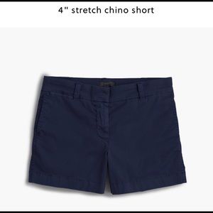 J. Crew 4" Chino Shorts