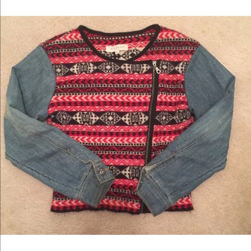 Sahaja Nature Women's Large Jacket Wool Denim