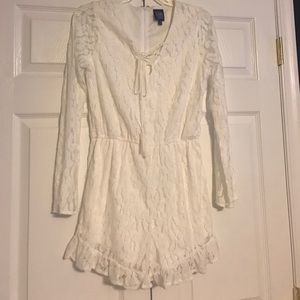 White Lace Romper
