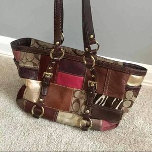 Coach Patchwork Shoulder Bag