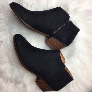 NEW NEVER WORN BLACK ANKLE BOOTIES