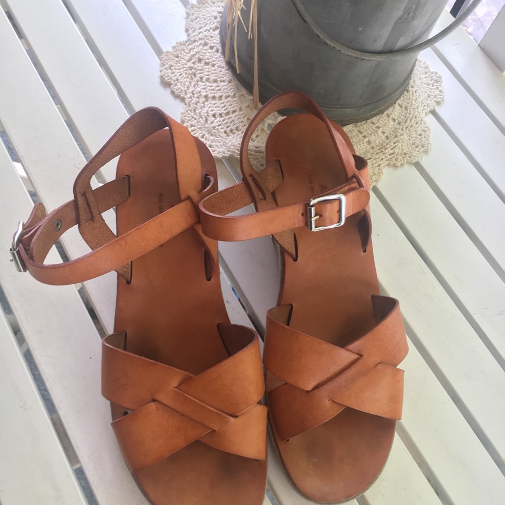 A.P.C. Rue Madame Paris Wedges - Picture 2 of 7