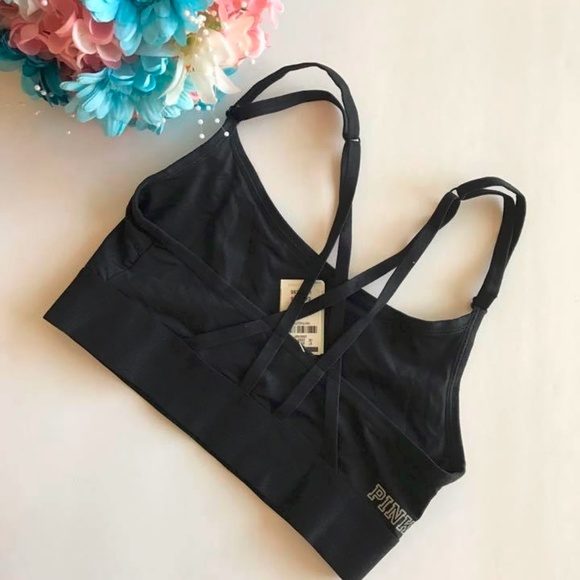 NWT PINK  Victoria's Secret sports bra - Picture 2 of 2