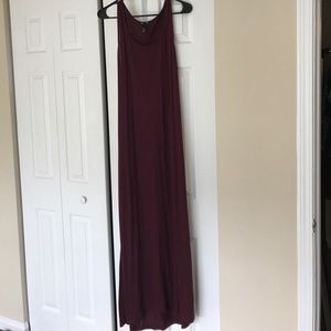 H&M plum maxi dress
