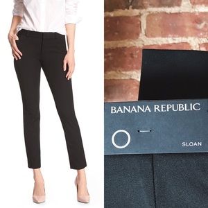 Banana Republic Sloan-Fit Solid Ankle Pant