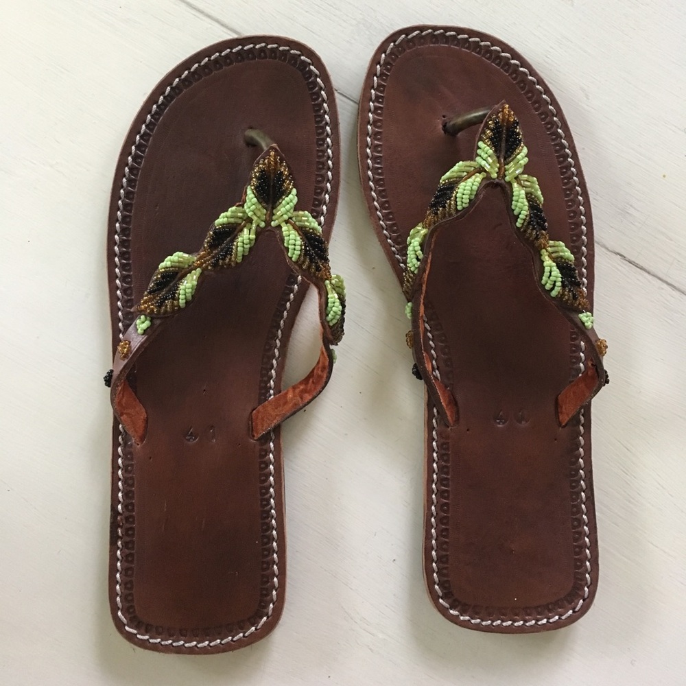 Beaded Sandals
