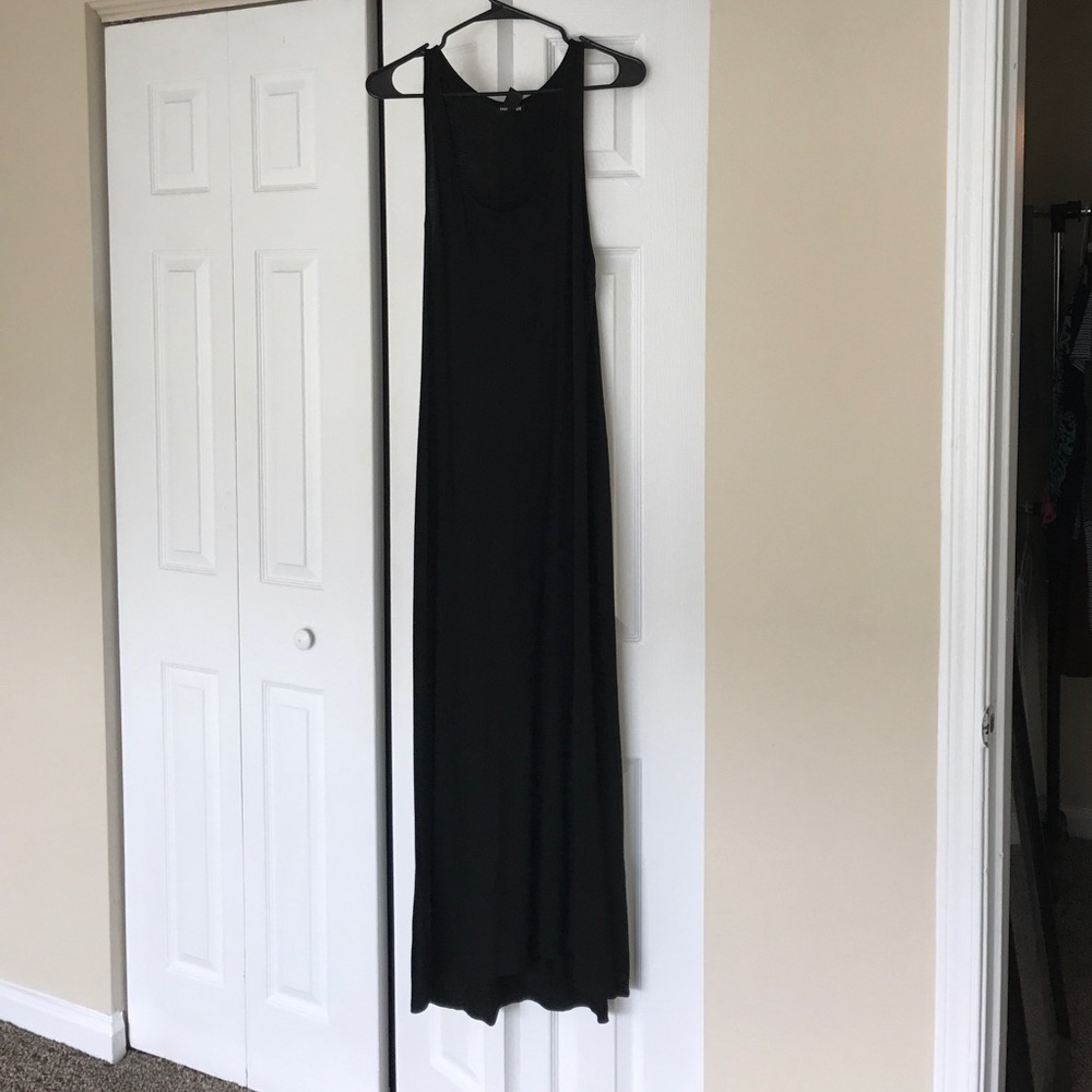 H&M black maxi dress