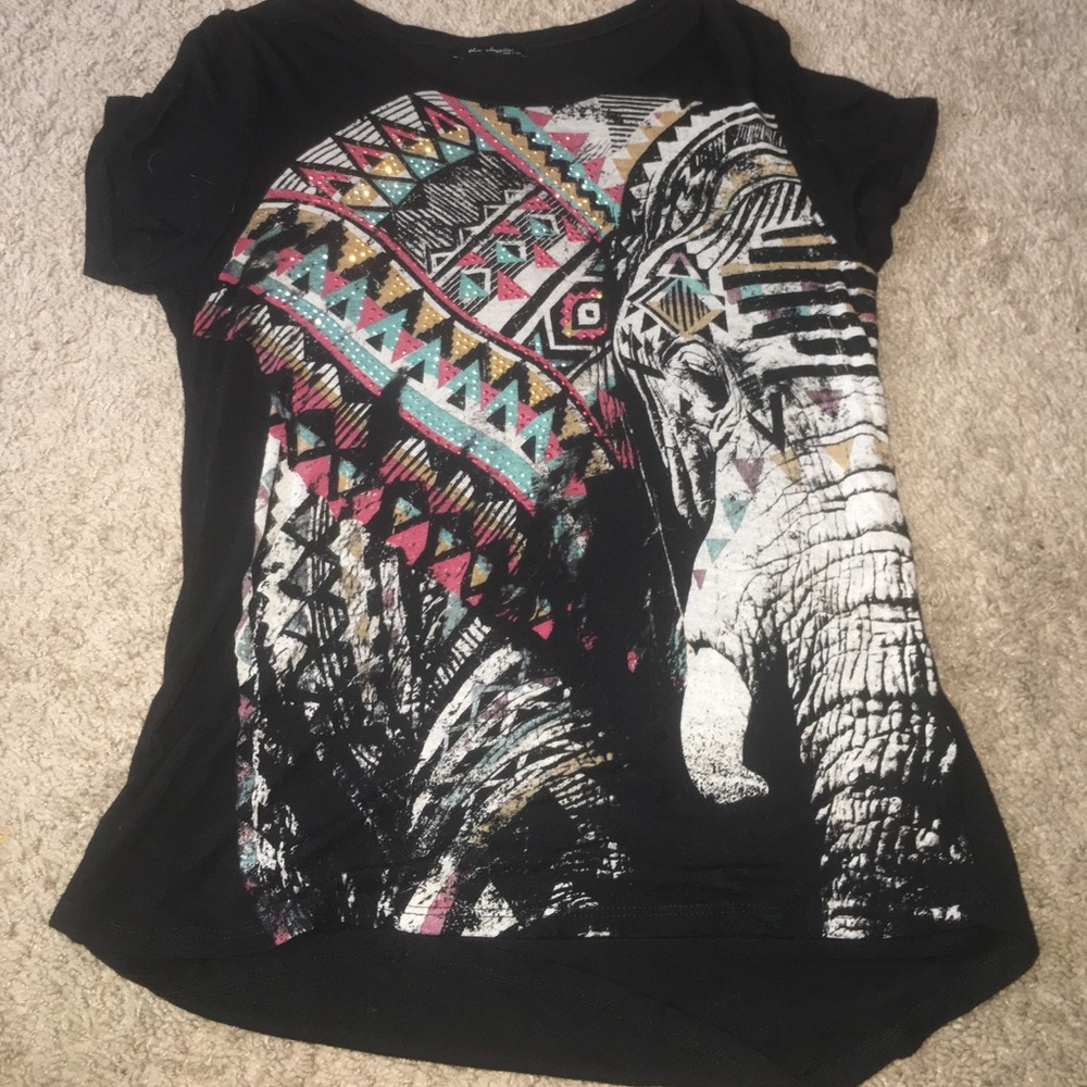 Cute elephant top