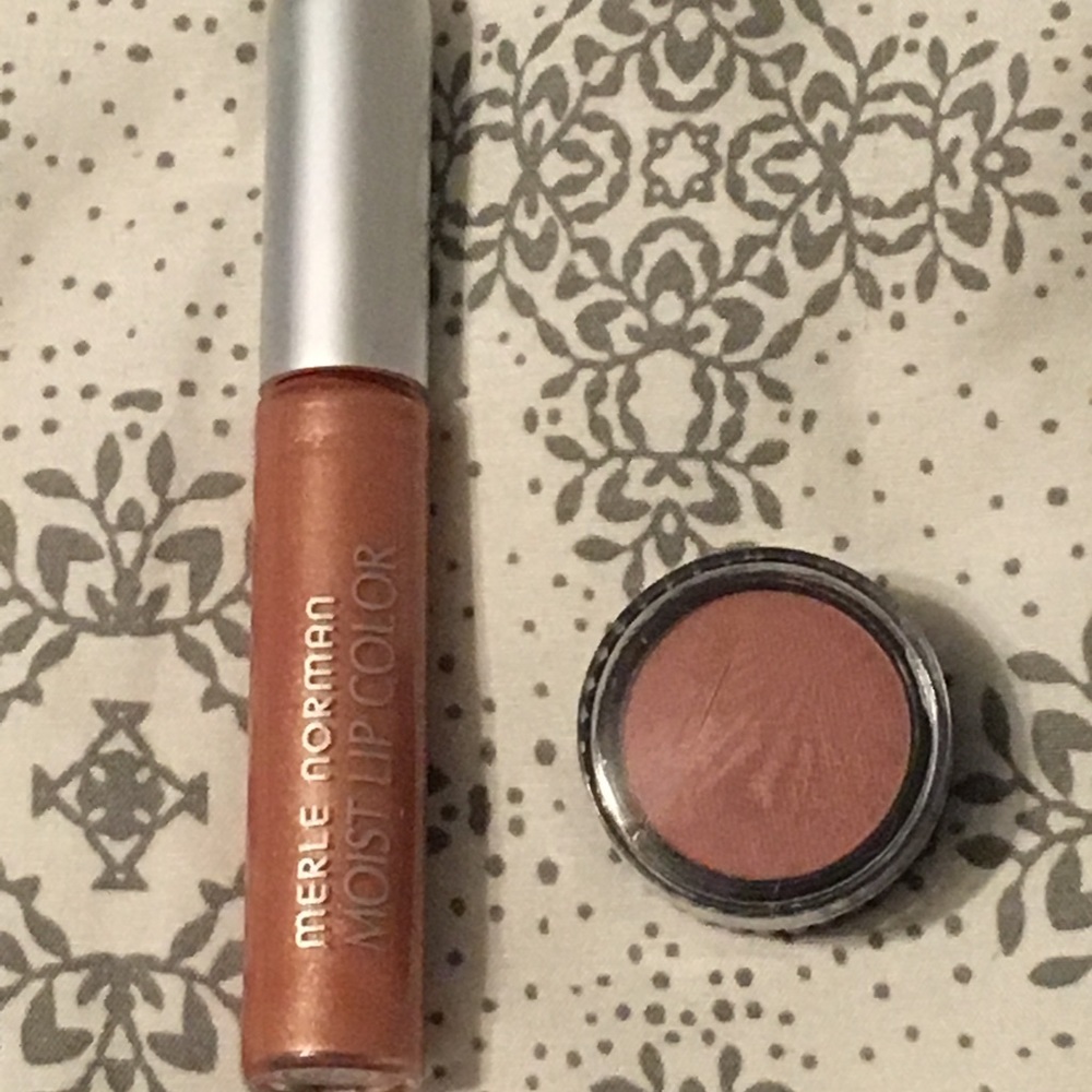 Merle Norman lip color and cheek color