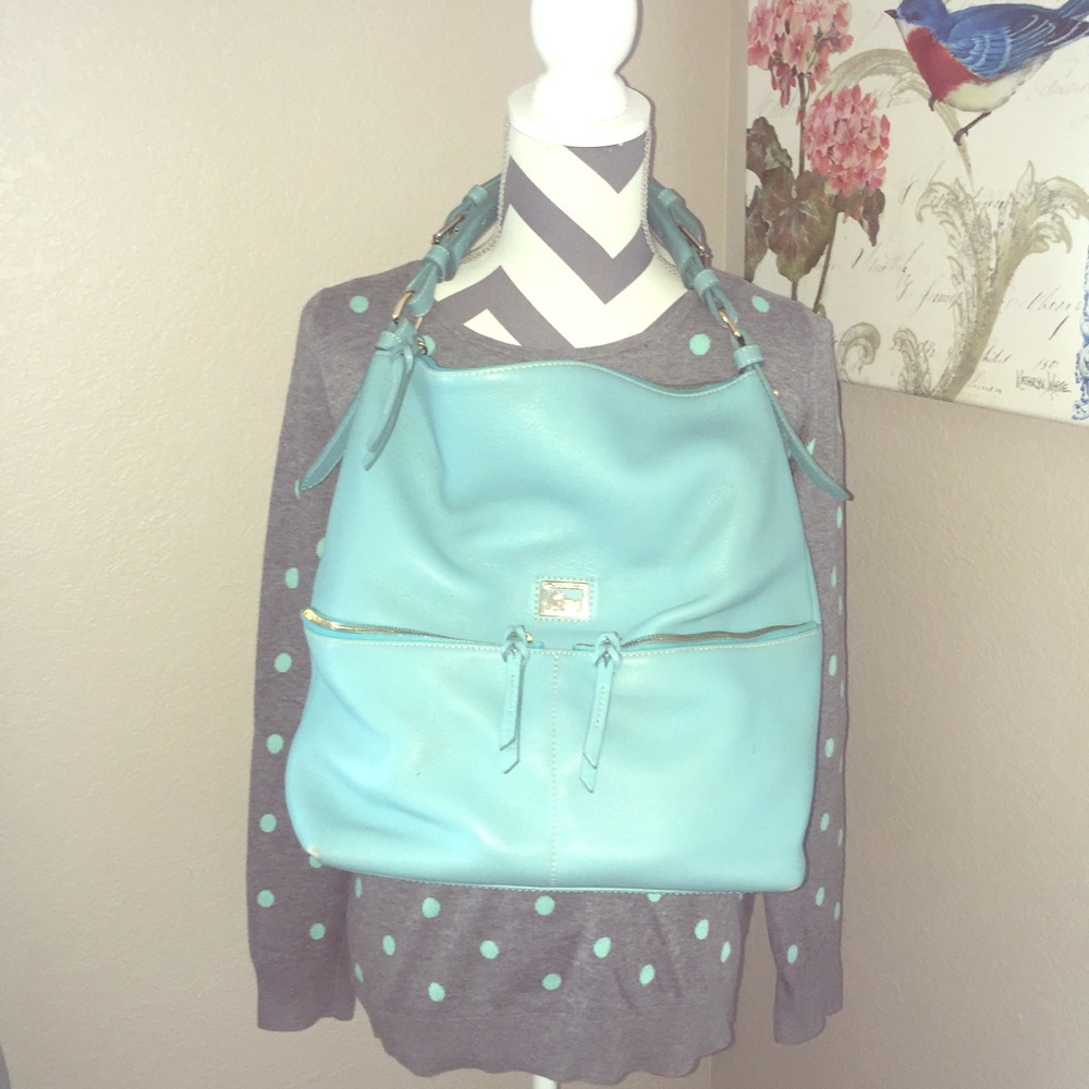 Authentic Dooney & Bourke Aqua Purse