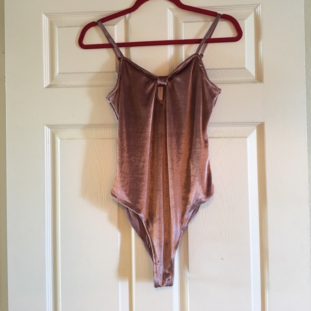 ❤️ Blush Velvet Leotard ❤️