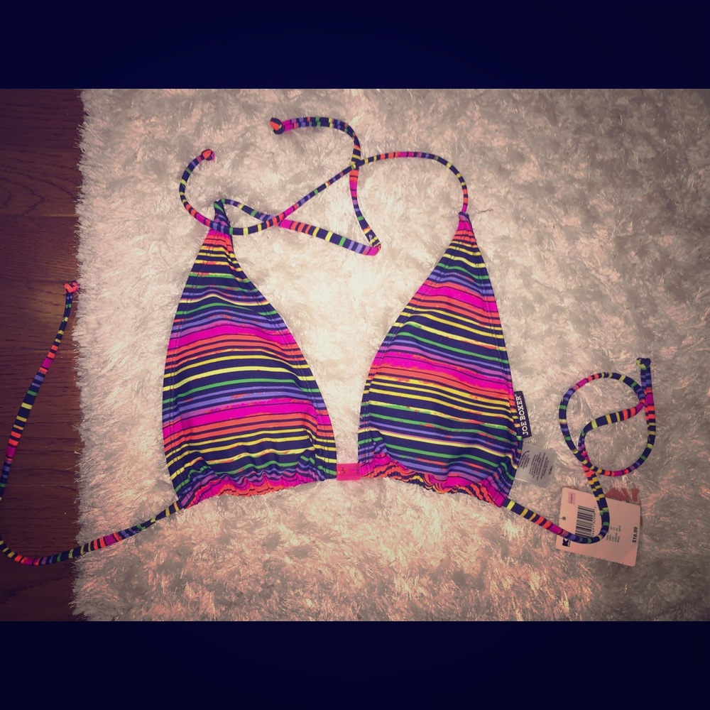 Multicolor Bikini Top