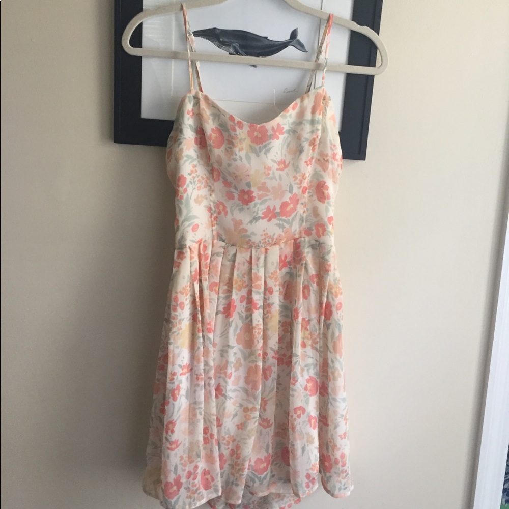 Water Color tie back dress