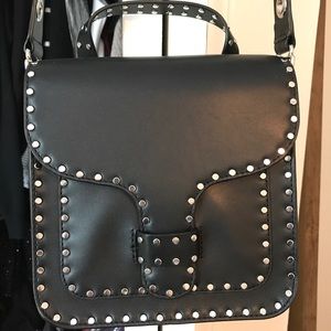 Rebecca Minkoff Midnighter top handle feed bag