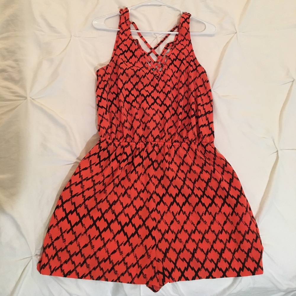 Red romper