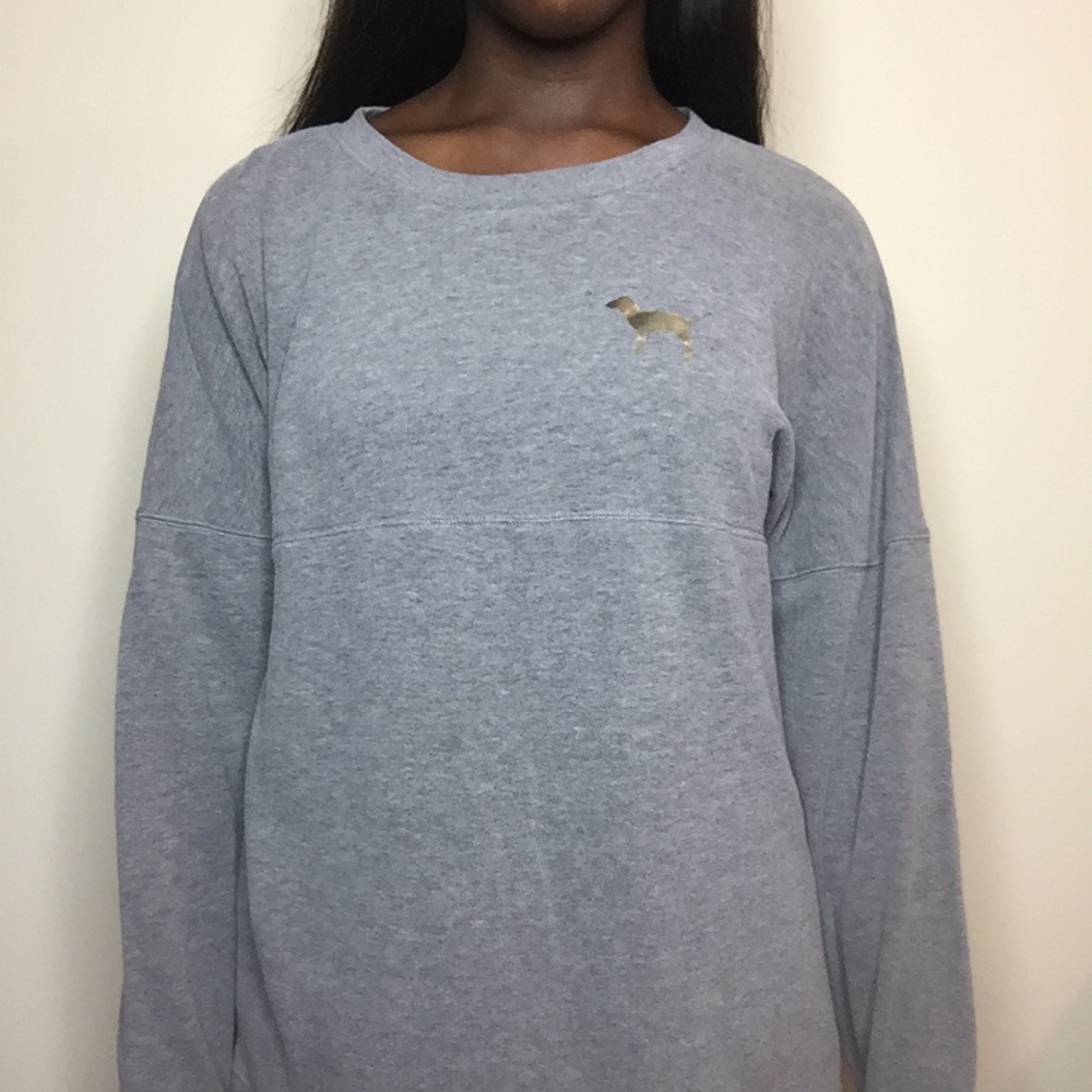 VS PINK LONG SLEEVE SWEATER