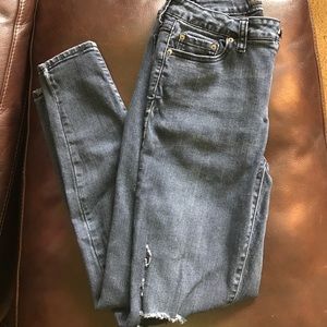 Dark wash Aero skinny jeans