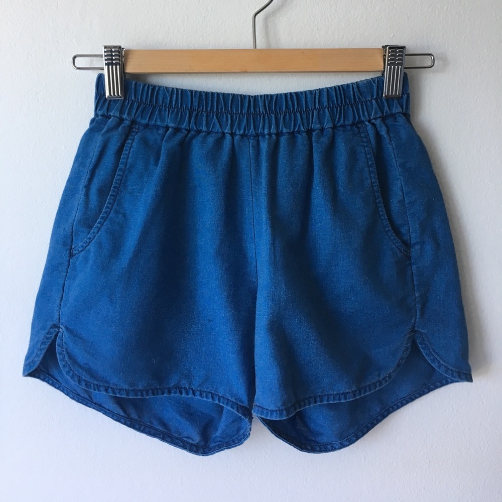 MADEWELL Linen Cotton Chambray Shorts