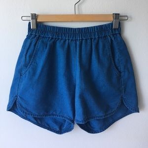 MADEWELL Linen Cotton Chambray Shorts