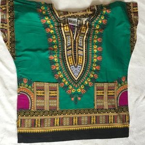 Cropped topped Dashiki