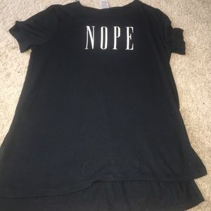 Black NOPE Tee