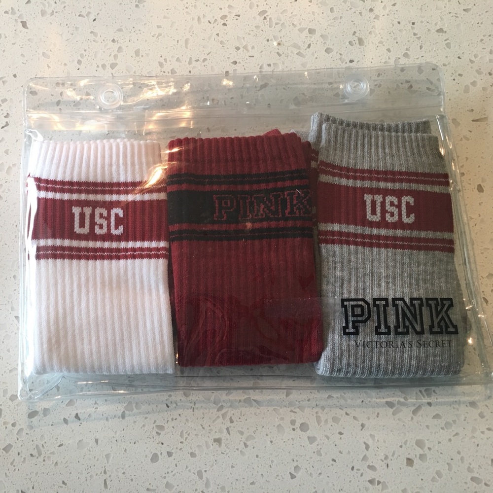 DISCOUNTED 🎉 // PINK Knee High USC Socks