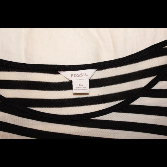 NWT Fossil Striped Long Sleeve - Picture 3 of 3