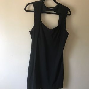 Black Express Mini Bodycon Dress