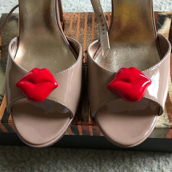 Miss Trish Shoes - Nude Patent "Lipgloss" Open Toe Heels ππ Miss Trish Shoes - Nude Patent "Lipgloss" Open Toe Heels ππ