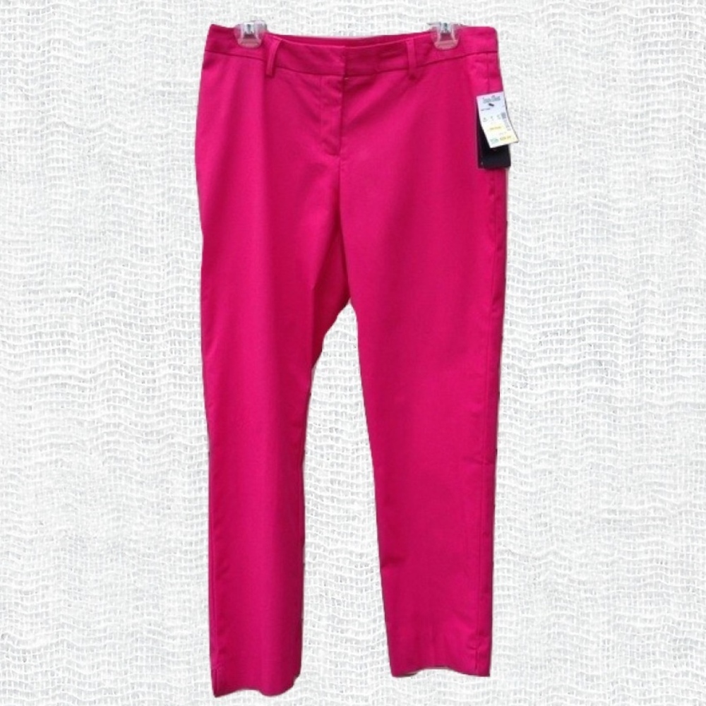 Rafaella Studio Curvy Fit Hot Pink Pants - Size 4