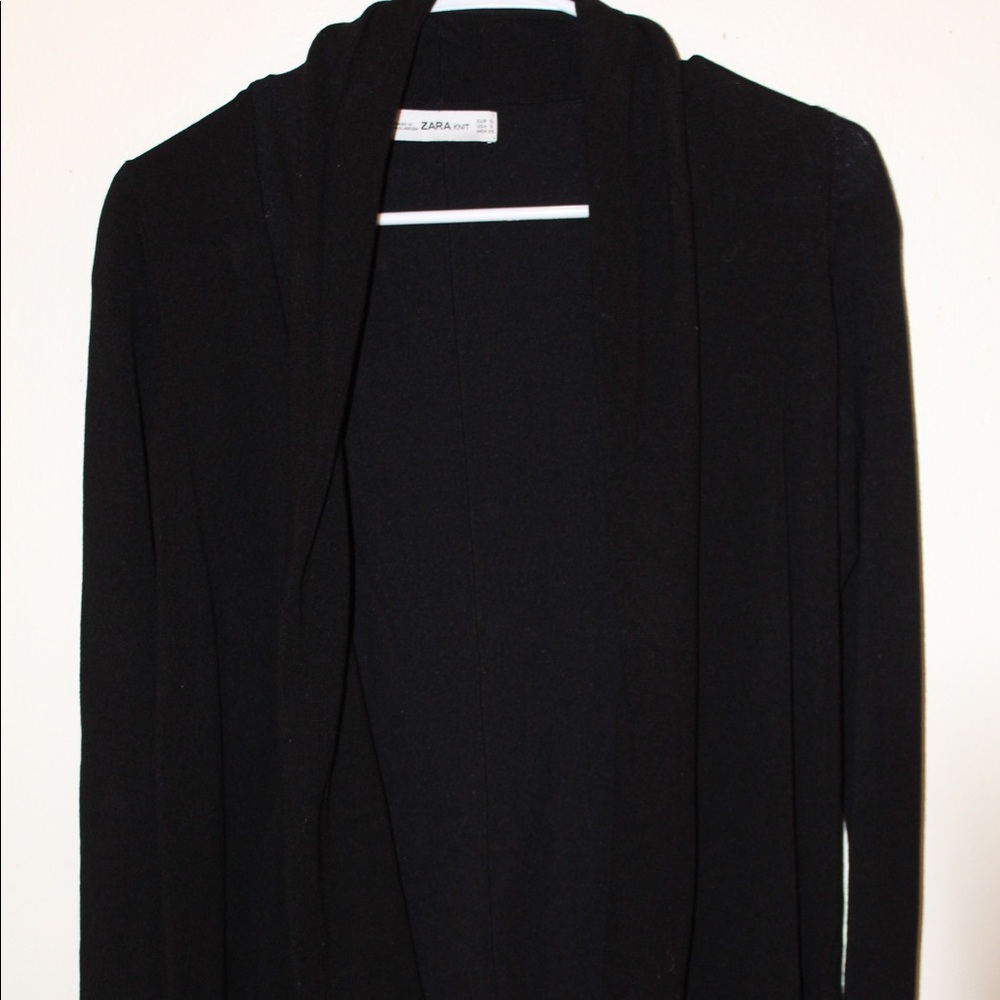 Zara Drape Neck Cardigan