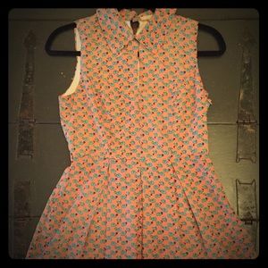 Women's Monteau Elephant Printed Dress (S: M)