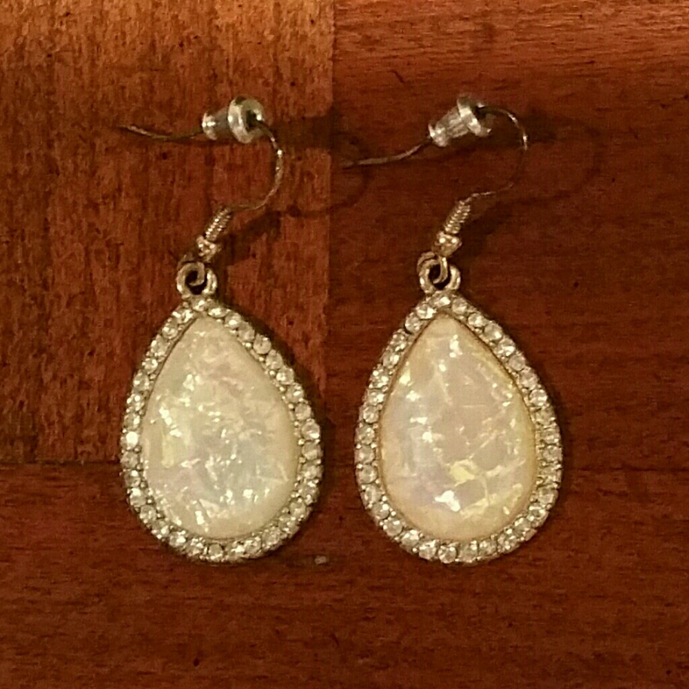 Dazzling! Opalescent Dangle Earrings