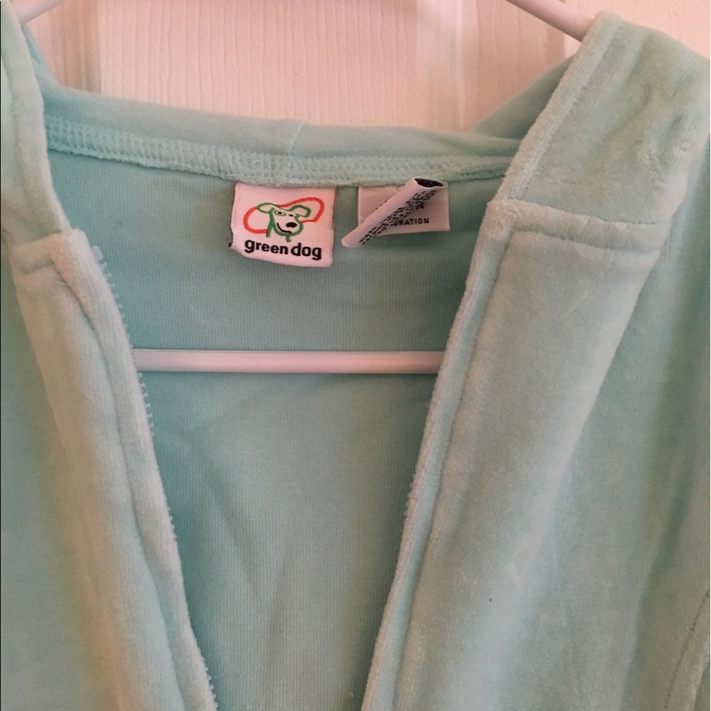 Girls velvet sweat jacket - Picture 2 of 6