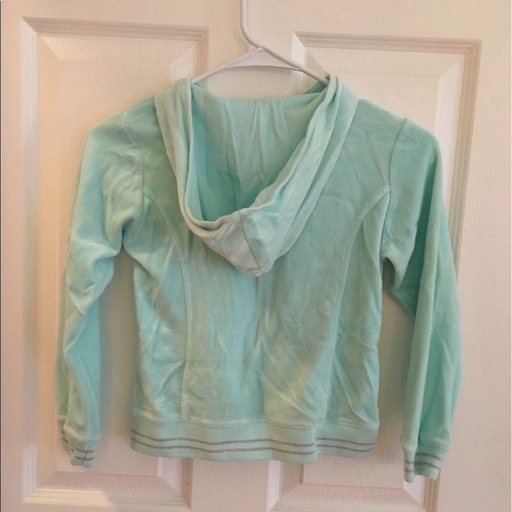 Girls velvet sweat jacket - Picture 4 of 6