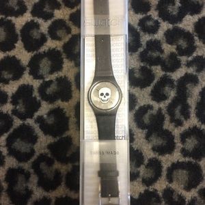 Skull Swatch Watch