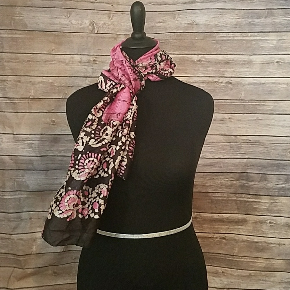 Silk Print Scarf