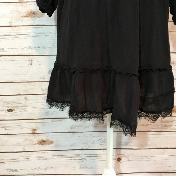 Aerie Dainty Sheer Night Dress Nightie w/ Lace - Picture 3 of 4