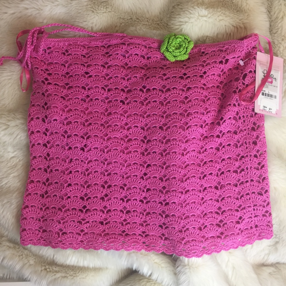 Lilly Pulitzer Crochet Tube Top