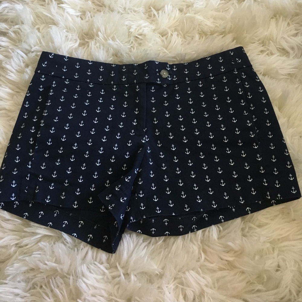 J. Crew Factory City Fit , Anchor Print Shorts