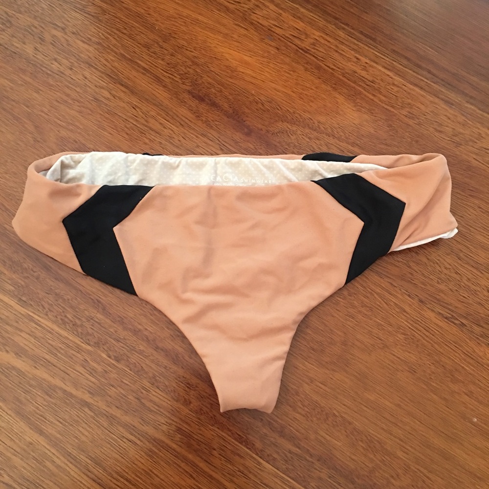 ACACIA Swimwear, Mentawai bottom in Naked/Storm