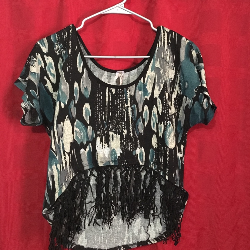 Boho fringe crop top! - Picture 3 of 5