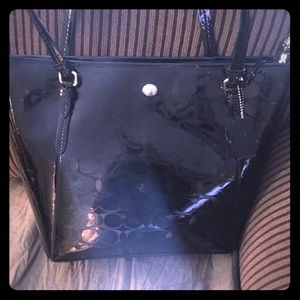 Coach Patent leather bag