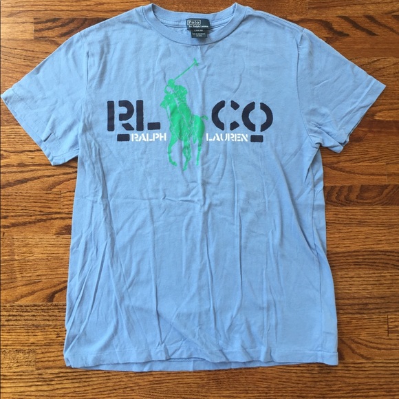 Ralph Lauren Polo Light Blue Tee- Boys - Picture 1 of 4