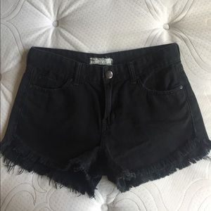 Free People Jean Cutoff Shorts