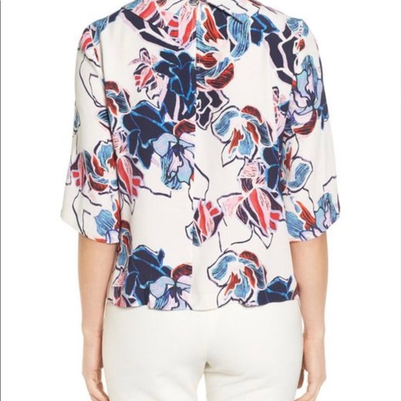 Halogen large woven cowl neck top - Picture 3 of 5