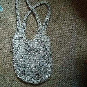 Sequined purse