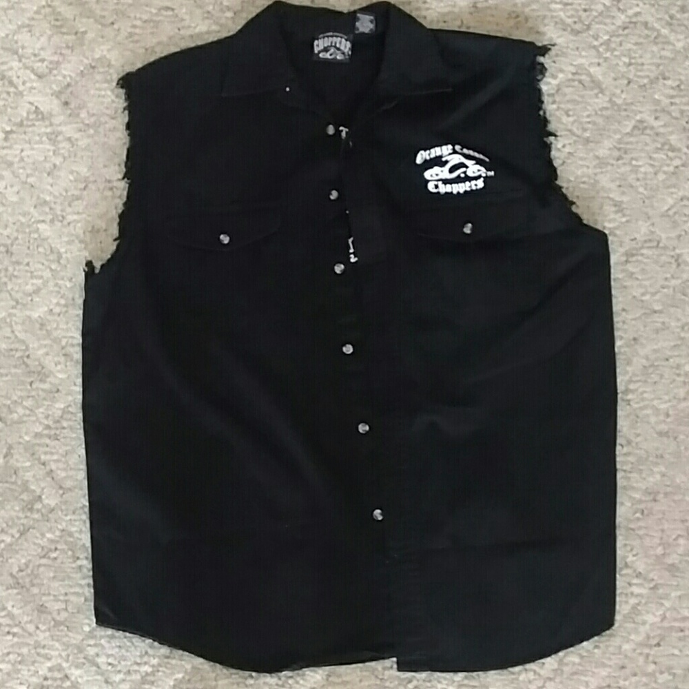 Orange county hoppers vest black size XL