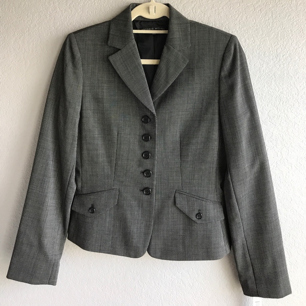 Antonio Melani Black white jacket size 4