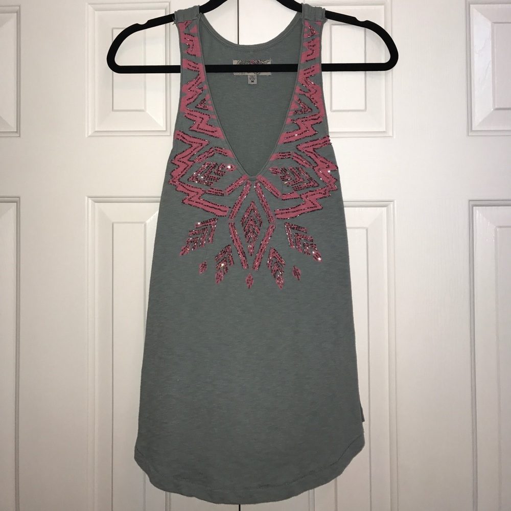 Embellished Tank Top